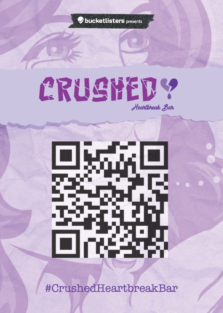 Crushed QR code