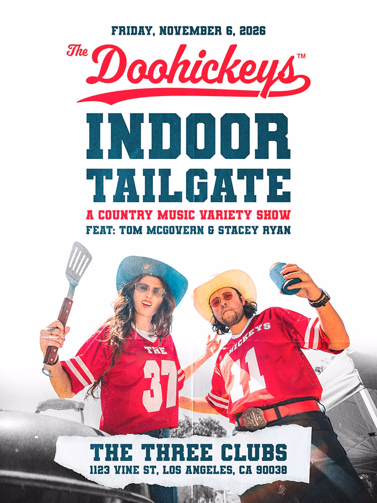 11-6-ThreeClubsShow-v2 THE DOOHICKEYS LIVE IN HOLLYWOOD!